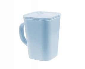 Mug Kotak dengan Tutup 340 ml